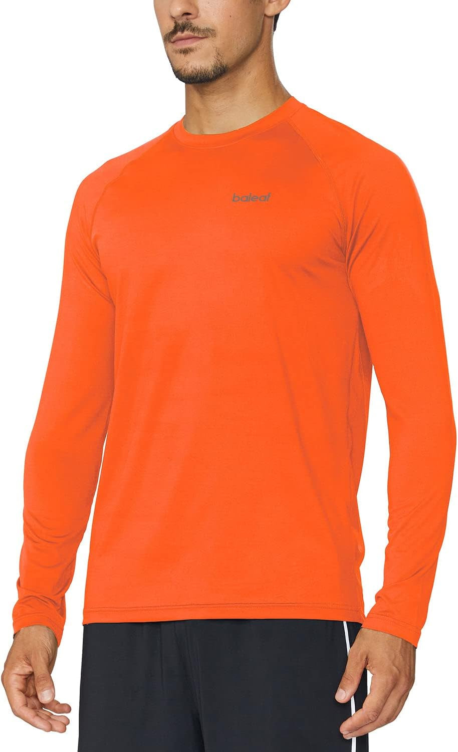 Men'S Long Sleeve Running Shirts Quick Dry Workout Shirts Athletic T-Shirts Lightweight Soft Fishing Tee Tops
