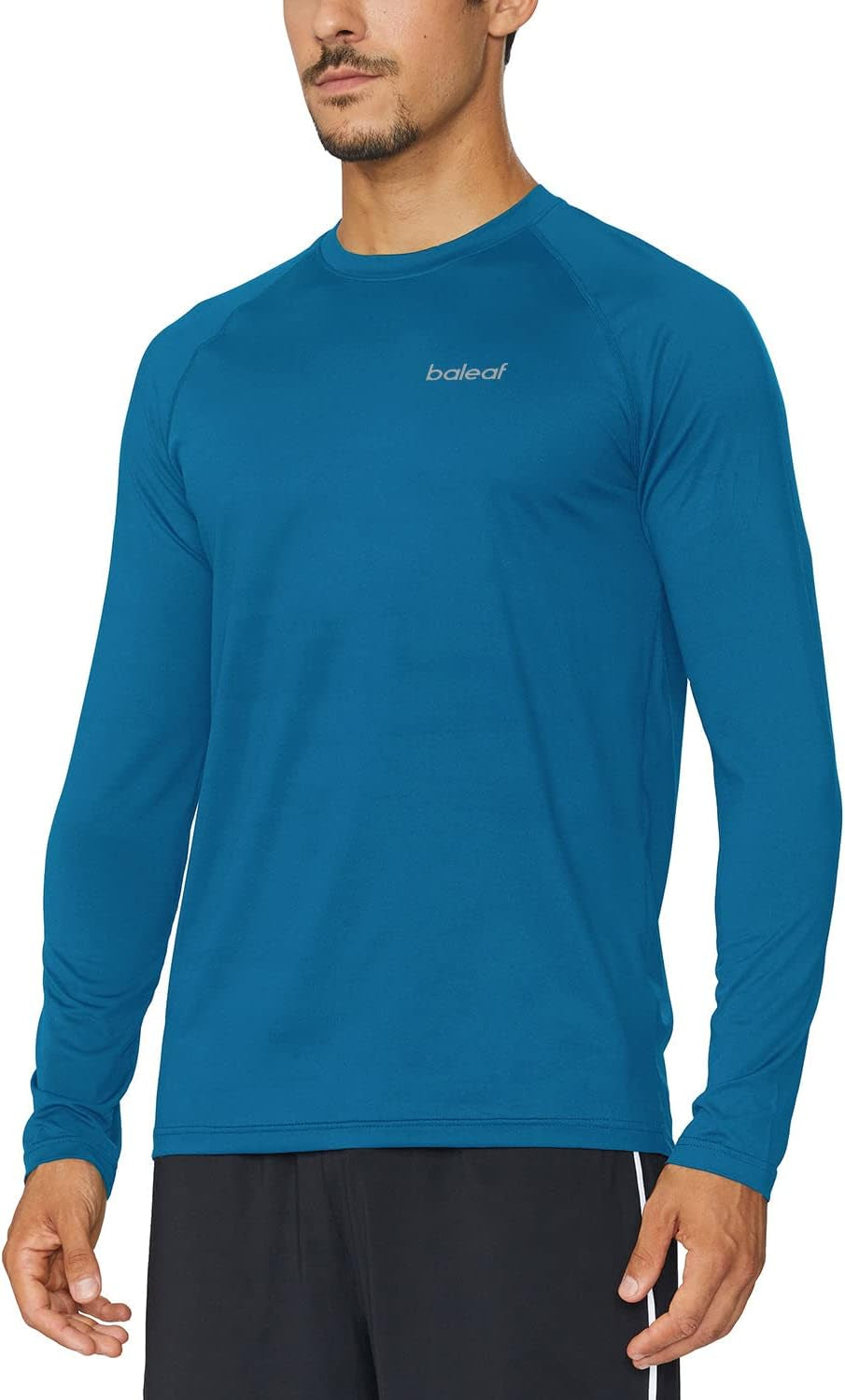 Men'S Long Sleeve Running Shirts Quick Dry Workout Shirts Athletic T-Shirts Lightweight Soft Fishing Tee Tops