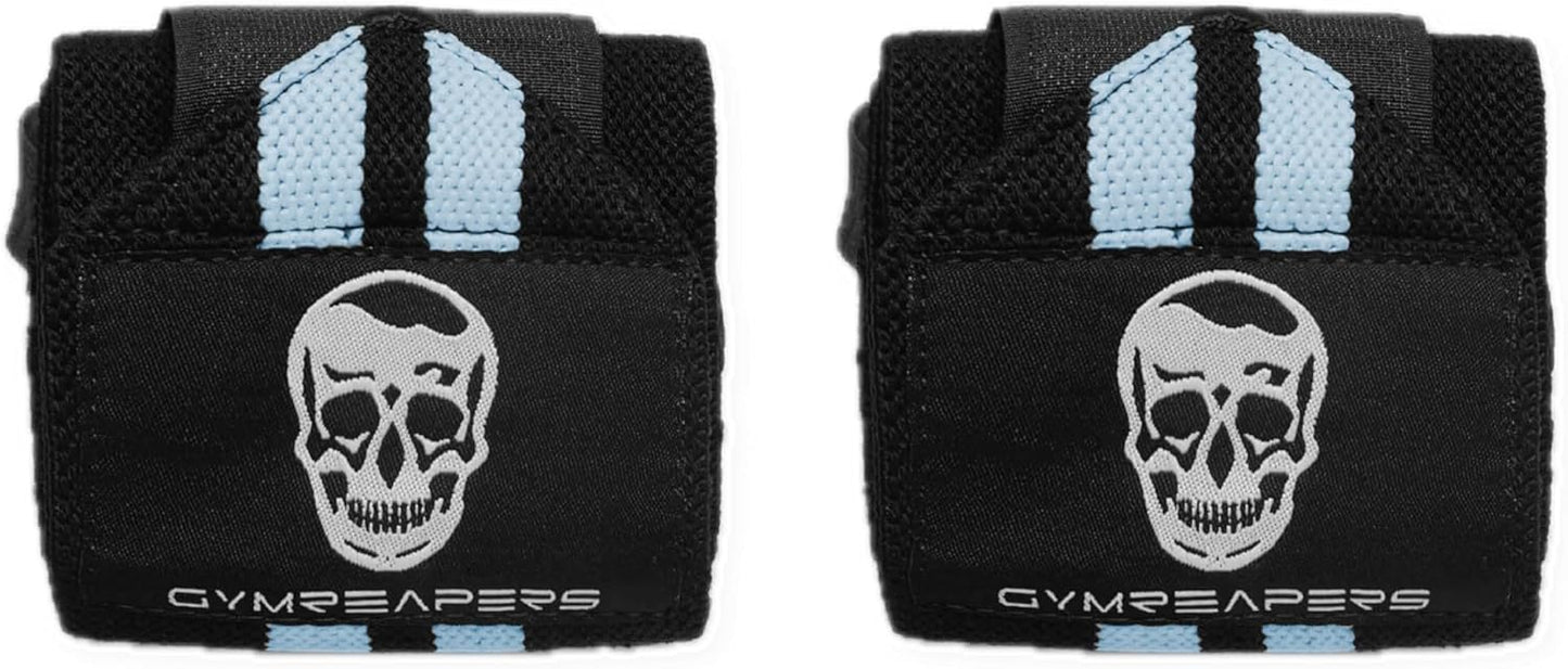 Weightlifting Wrist Wraps (IPF Approved) 18" Professional Quality Wrist Support with Heavy Duty Thumb Loop - Best Wrap for Powerlifting Competition, Strength Training, Bodybuilding