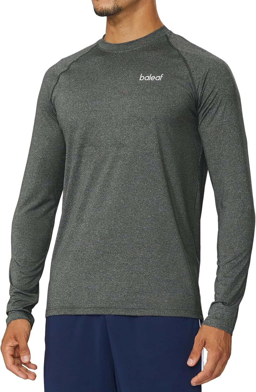 Men'S Long Sleeve Running Shirts Quick Dry Workout Shirts Athletic T-Shirts Lightweight Soft Fishing Tee Tops