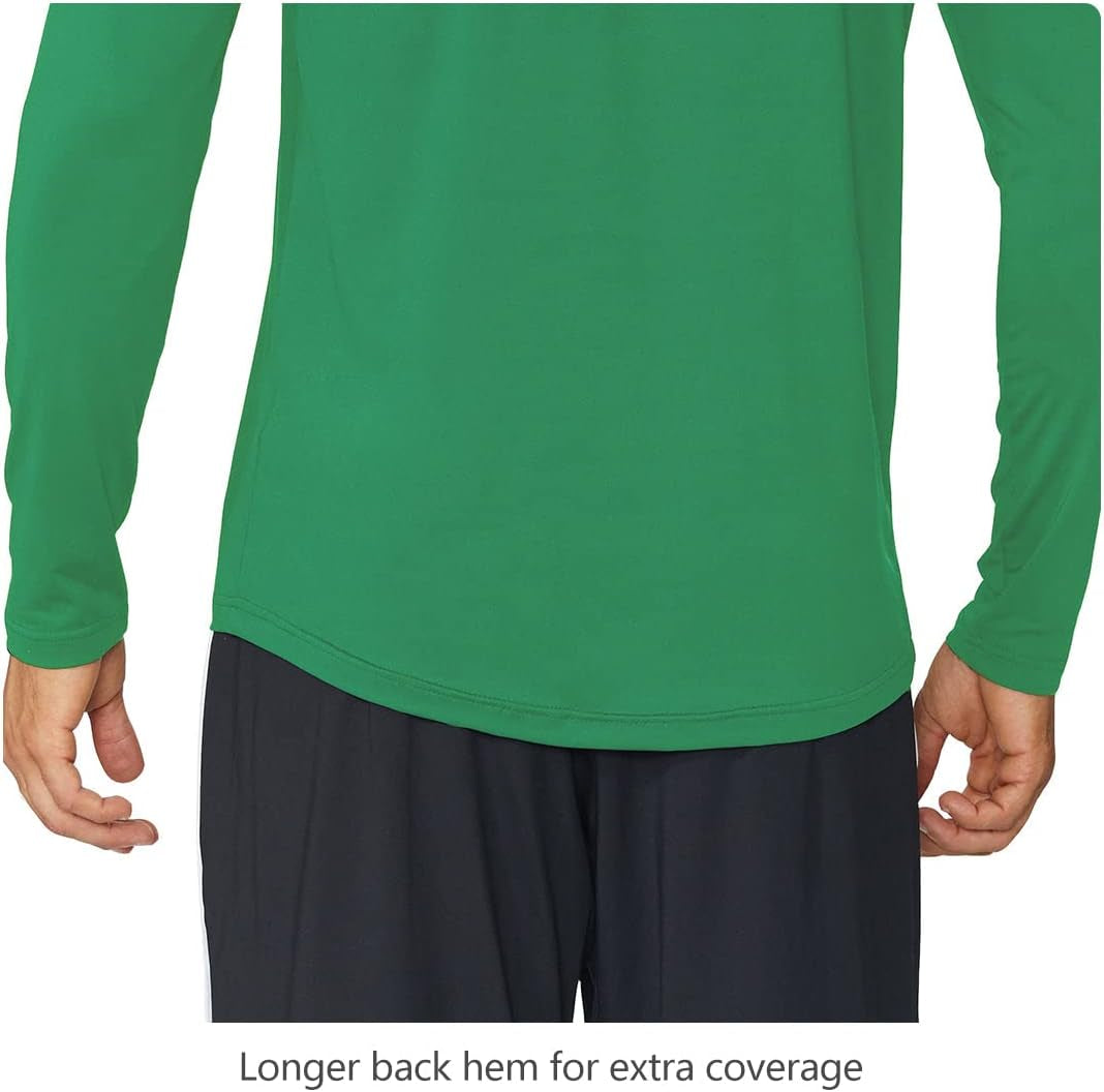Men'S Long Sleeve Running Shirts Quick Dry Workout Shirts Athletic T-Shirts Lightweight Soft Fishing Tee Tops